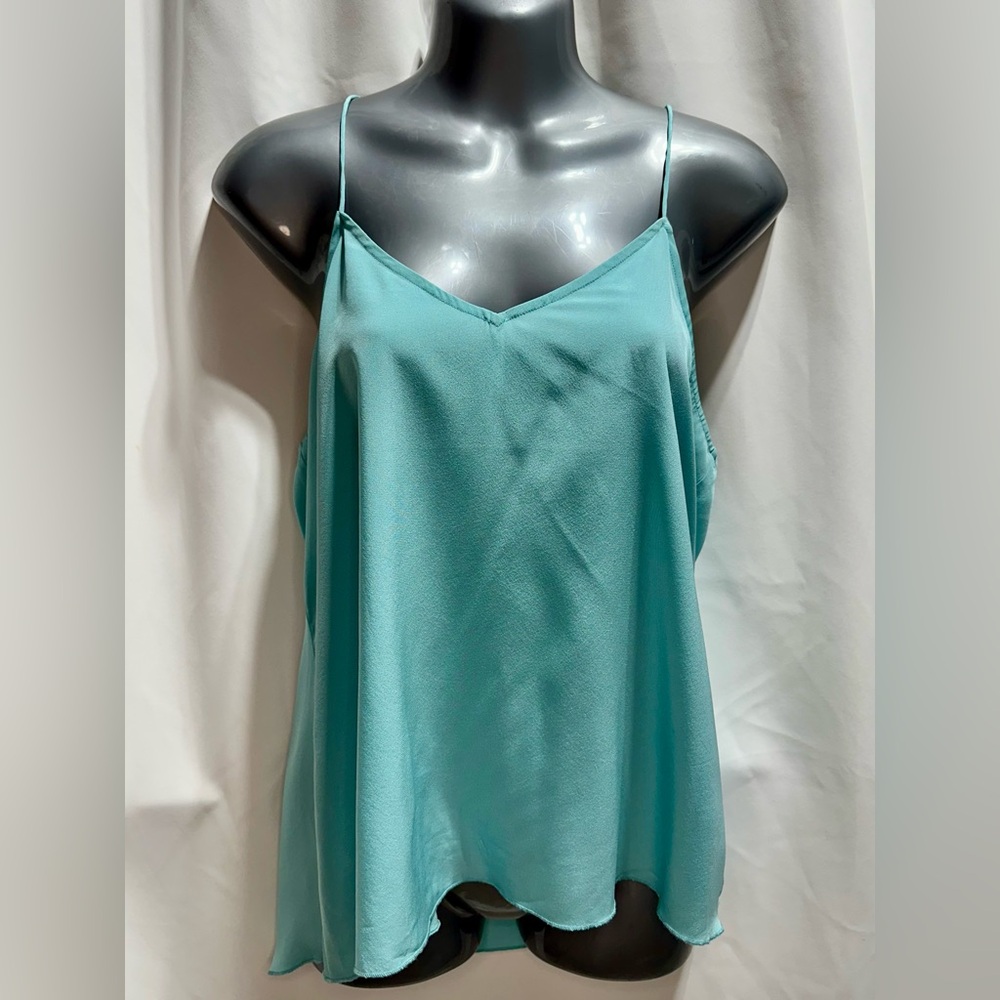Johnny Was Edie Cami Top Marine Blue Women Size Small